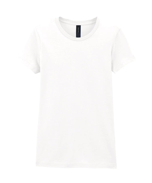 White Softstyle Womens Ringspun t-shirt