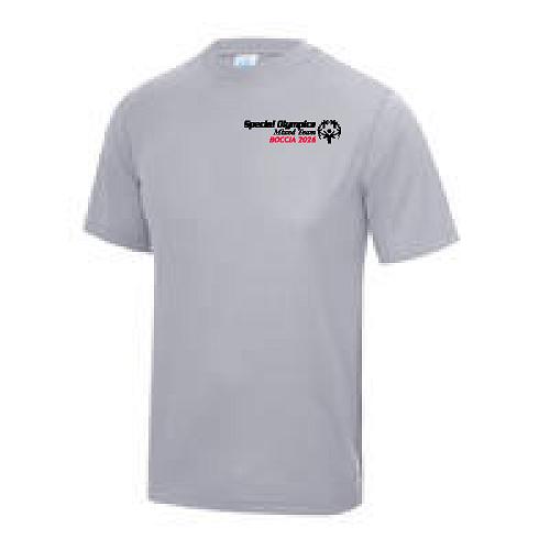 Special Olympics Boccia Heather Grey Cool T