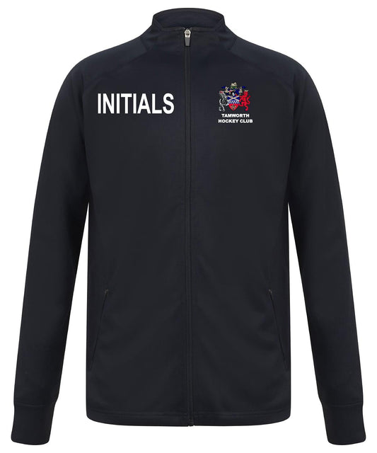 Tamworth HC Knitted Track Jacket Navy - Seniors