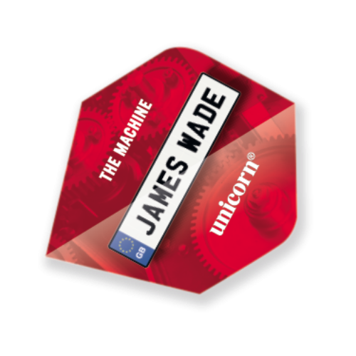 Authentic .75 Plus Flight - James Wade Number Plate