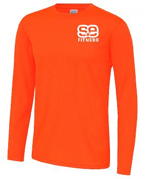 SE Fitness Electric Orange T-Shirt - Long Sleeve