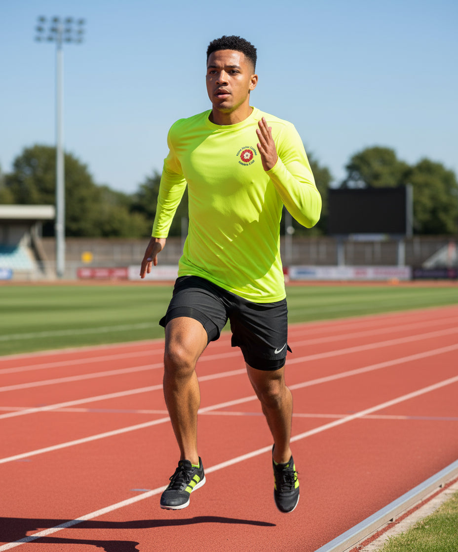 Royal Sutton Coldfield Athletic Electric Yellow T-Shirt - Long Sleeve Adults Only