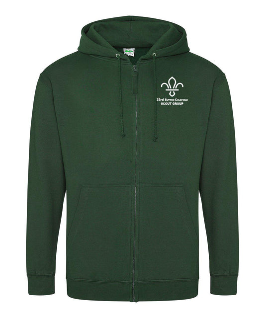 33rd Scout Group - Adults Zipped Hoodie