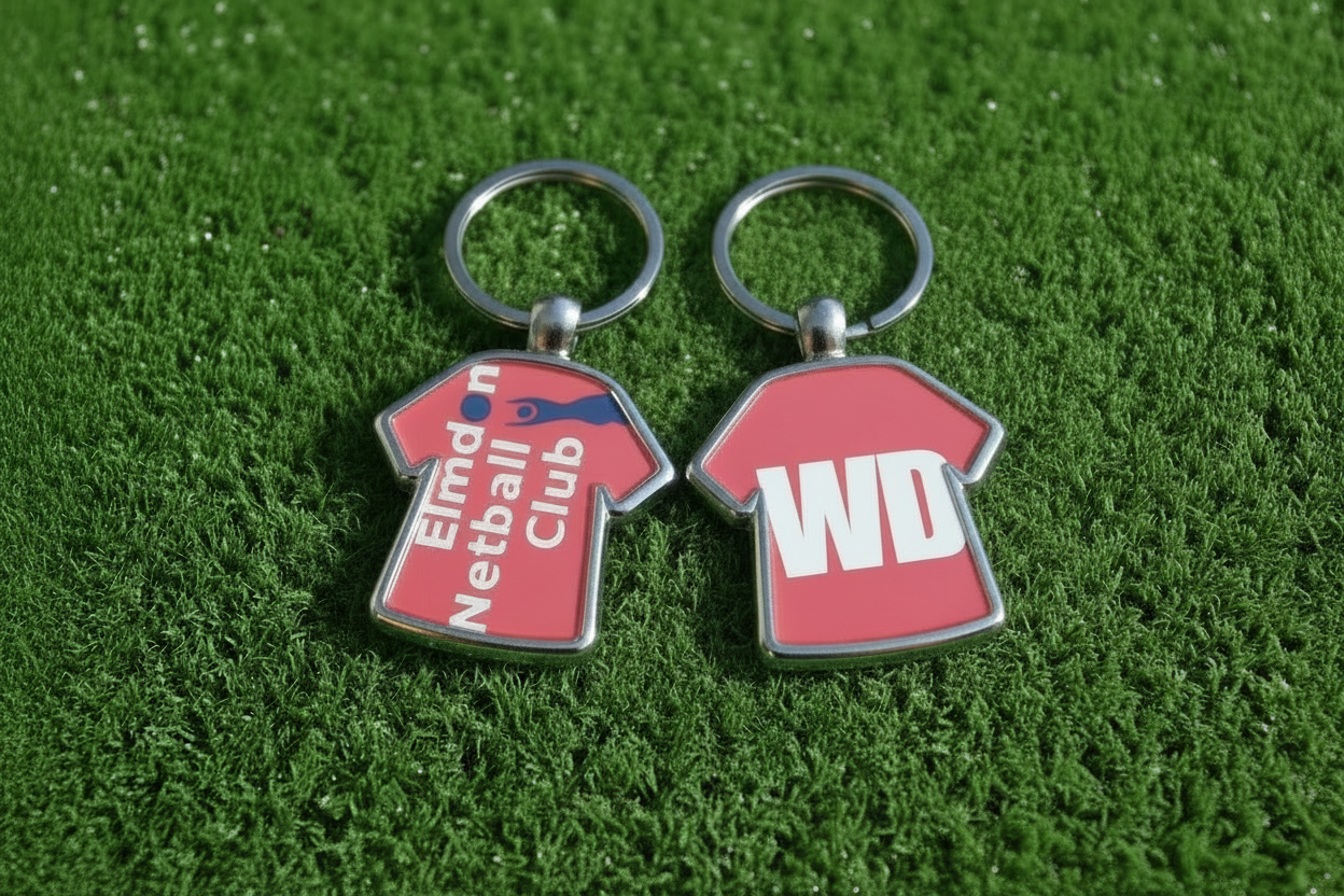 Netball Keyring - Bespoke designs