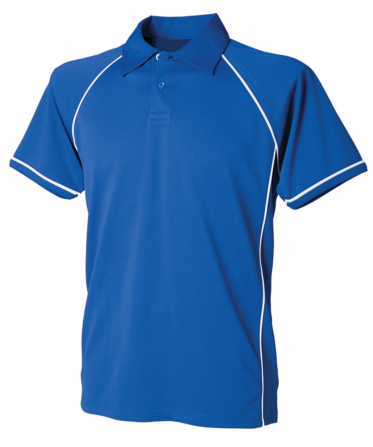 Women's piped performance polo