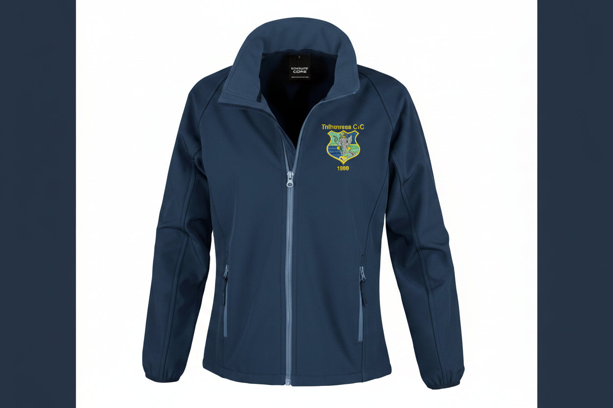 Wilnecote CC Zipped Softshell Jackets  - Mens Fit