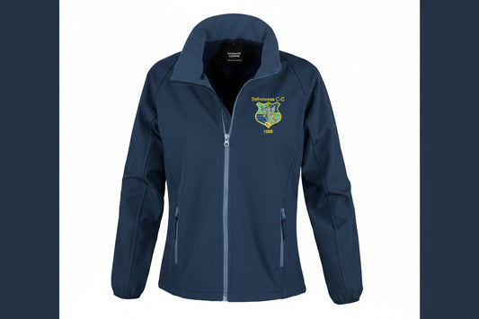 Wilnecote CC Zipped Softshell Jackets  - Mens Fit