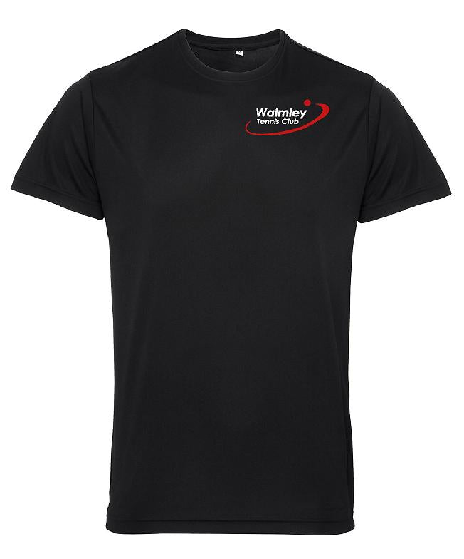 Walmley Tennis Club - Adults Black T-Shirt