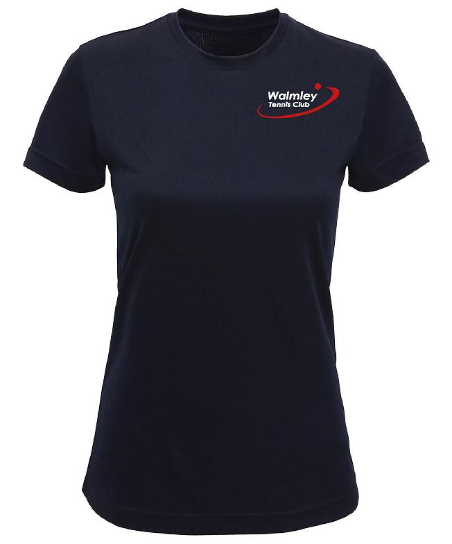 Walmley Tennis Club - Ladies French Navy T-Shirt