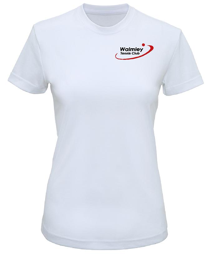 Walmley Tennis Club - Ladies White T-Shirt