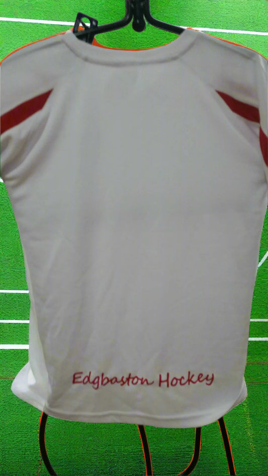 Edgbaston Kestrels Training Shirt White/Red - Adults