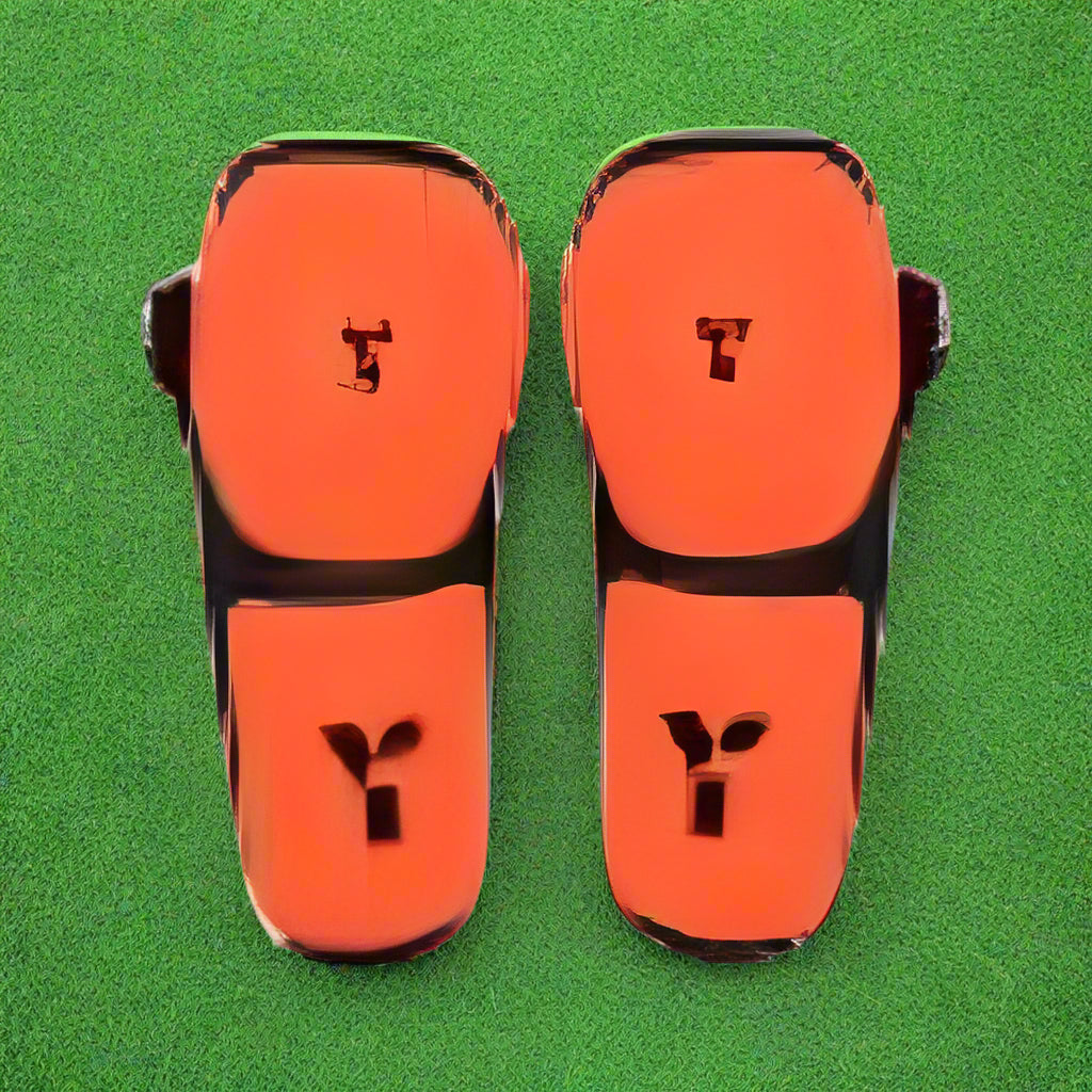 Y1 PCD Knee Protectors - Black/Orange