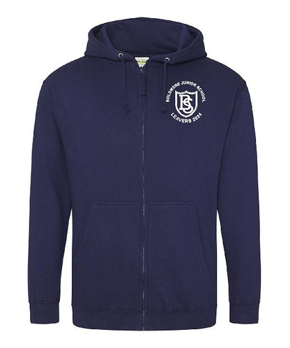 Boldmere Junior School Leavers Zipped Hoodies  WITH NAME