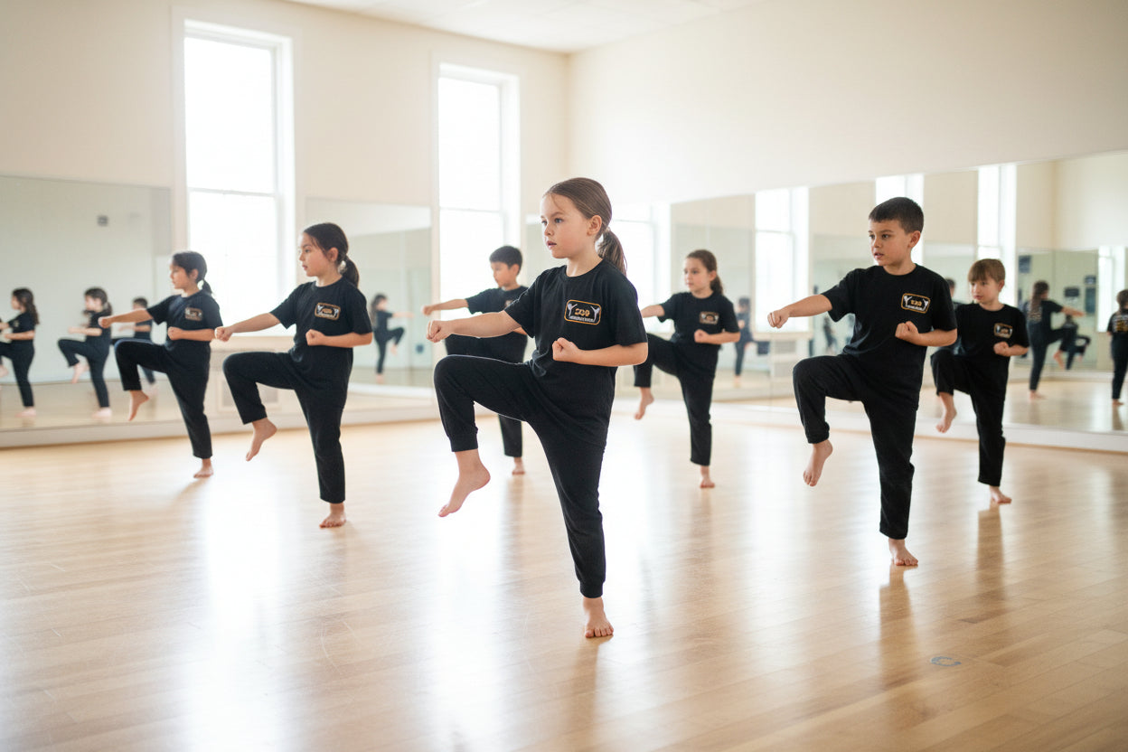 Zoe Karate School - Junior BLACK T-shirt