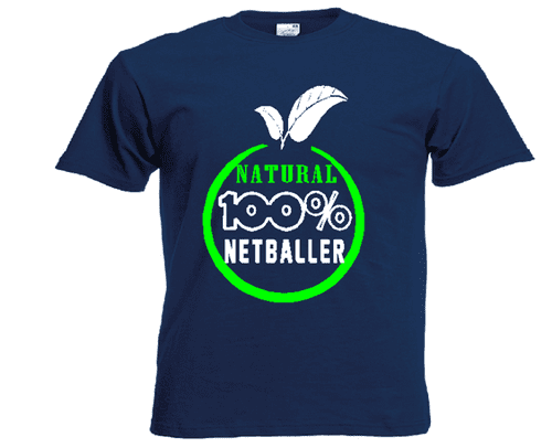 Natural Netballer Tee - Adult - Sportologyonline - Sportology Netball