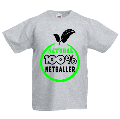 Natural Netballer Tee - Adult - Sportologyonline - Sportology Netball