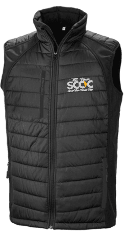 The Real Smart Car Owners Club Gilet Jacket - Various Colour Trims Available