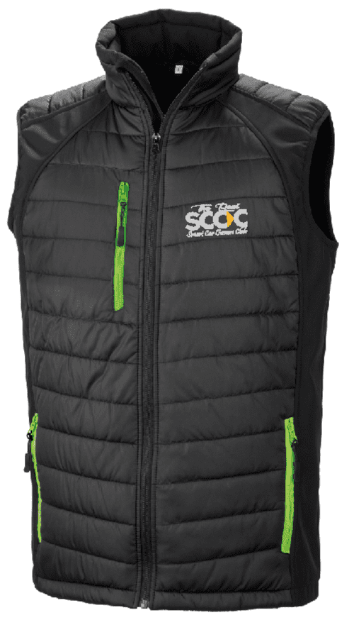 The Real Smart Car Owners Club Gilet Jacket - Various Colour Trims Available