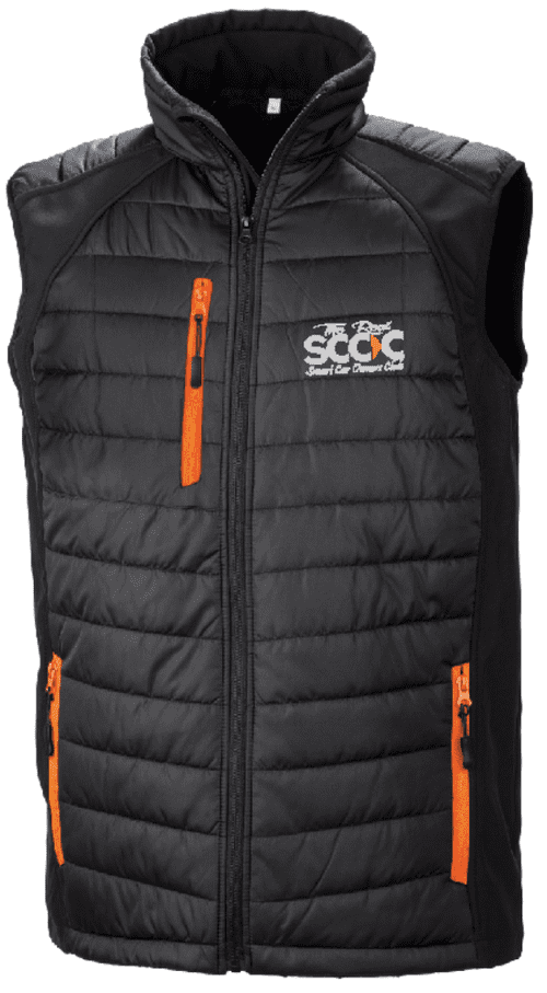 The Real Smart Car Owners Club Gilet Jacket - Various Colour Trims Available