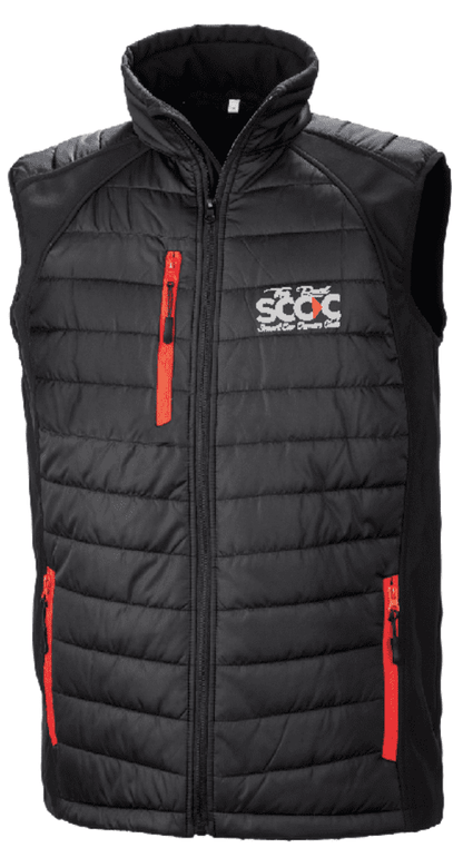 The Real Smart Car Owners Club Gilet Jacket - Various Colour Trims Available