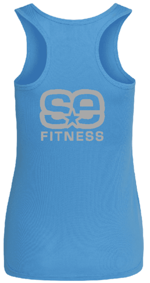 SE Fitness Sapphire Blue Reflective Vest