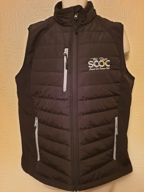 The Real Smart Car Owners Club Gilet Jacket - Various Colour Trims Available