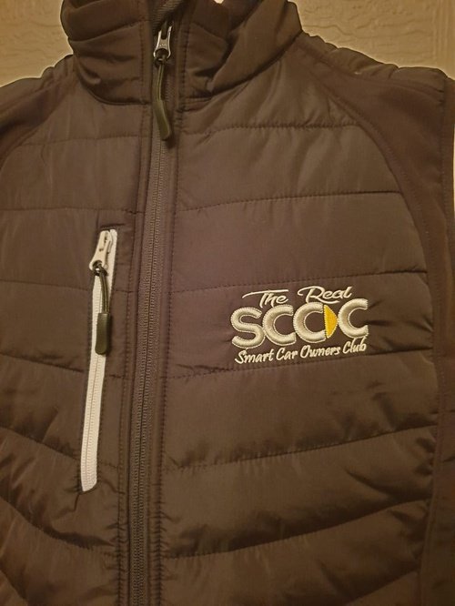 The Real Smart Car Owners Club Gilet Jacket - Various Colour Trims Available