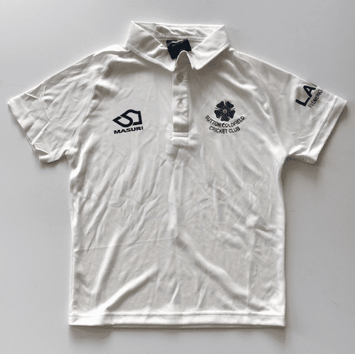 OVER HALF PRICE - Sutton Coldfield CC Junior Short Sleeve Playing Shirt