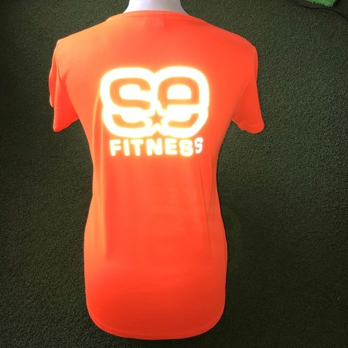 SE Fitness Orange Reflective T-Shirt - Short Sleeve - Sportologyonline - Sportologyonline