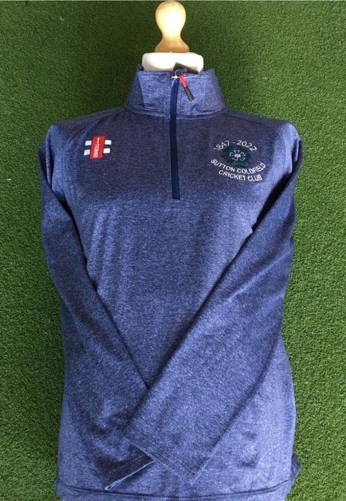 Sutton Coldfield CC Navy Melange Midlayer