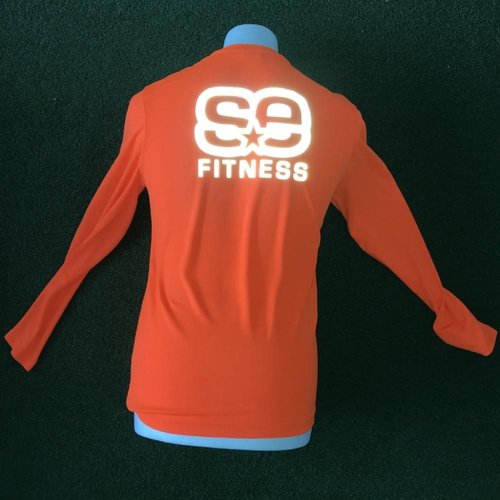 SE Fitness Orange Reflective T-Shirt - Long Sleeve - Sportologyonline - Sportologyonline